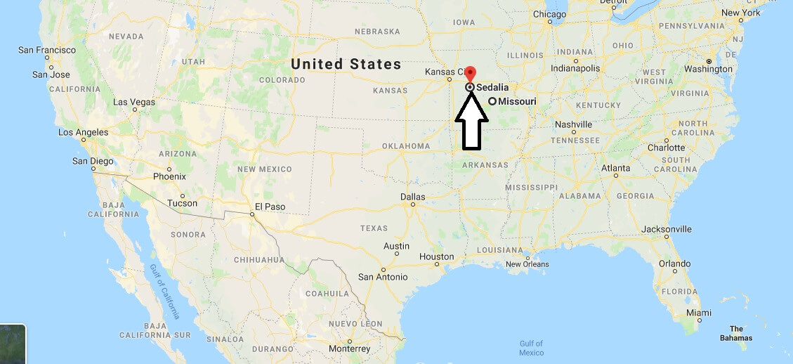 Where is Sedalia, Missouri? What County is Sedalia? Sedalia Map Located