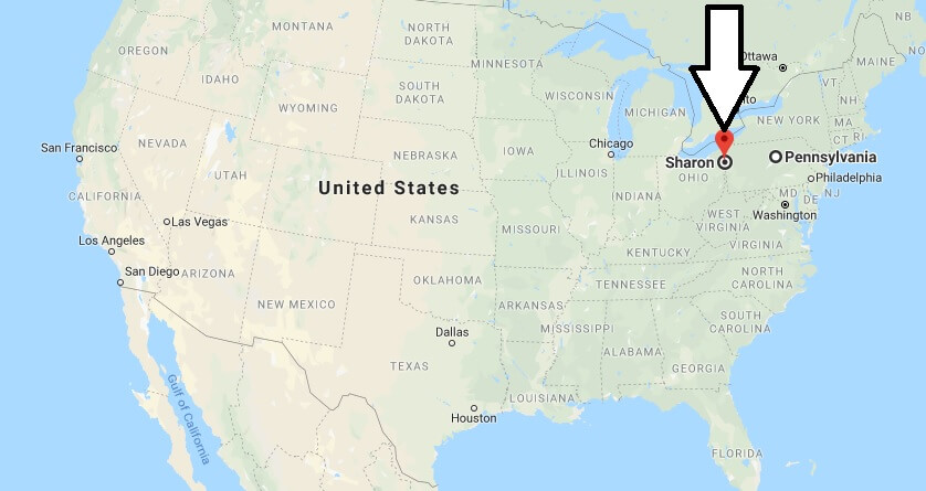 Where is Sharon, Pennsylvania? What County is Sharon? Sharon Map Located