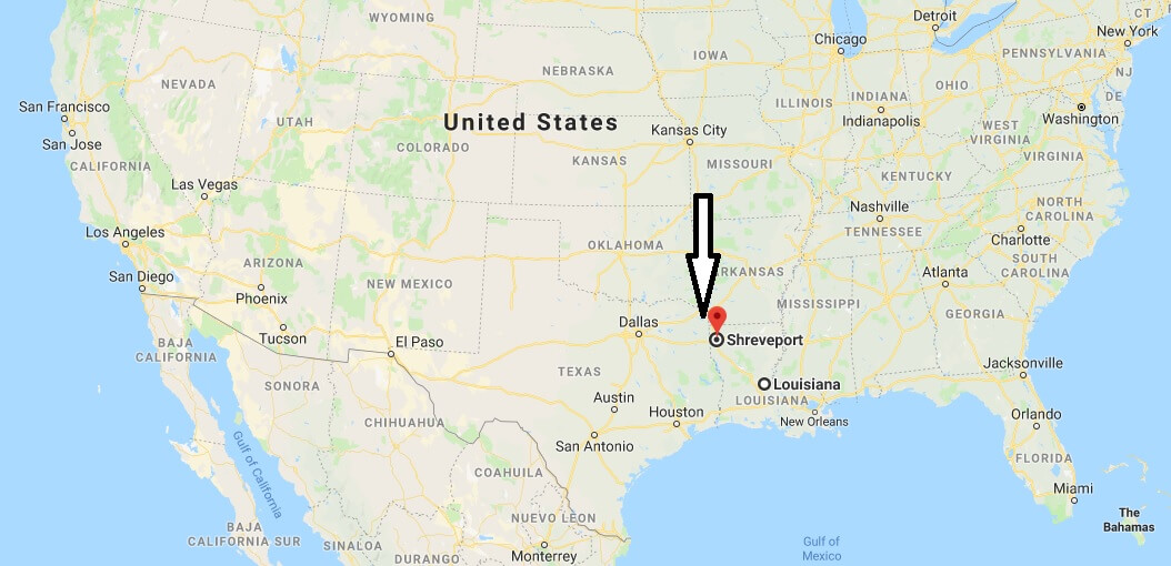 Where is Shreveport, Louisiana? What County is Shreveport? Shreveport Map Located