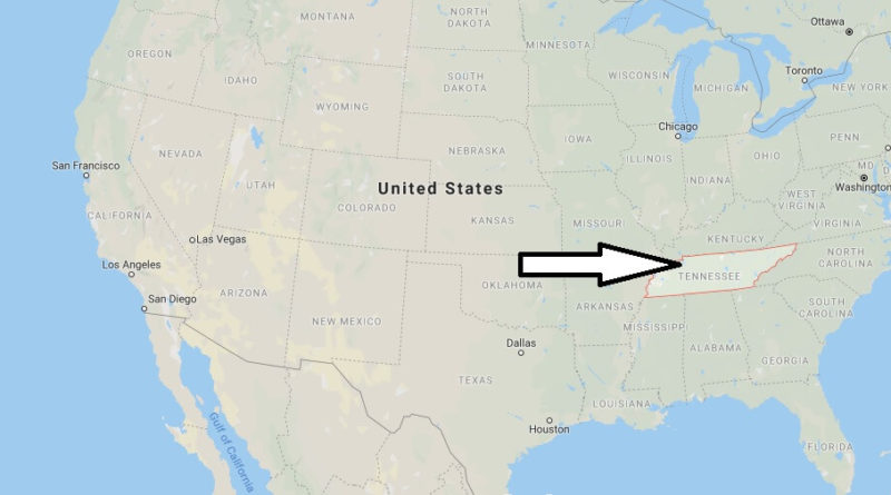Where is Tennessee - What Country is Tennessee in - Tennessee Map