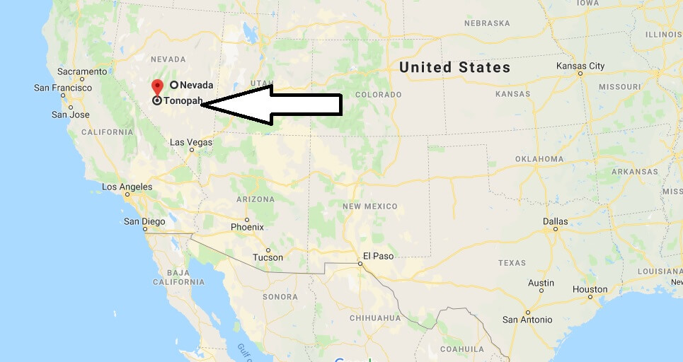 Where is Tonopah, Nevada? What County is Tonopah? Tonopah Map Located
