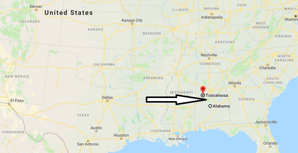 Where is Tuscaloosa, Alabama? What County is Tuscaloosa? Tuscaloosa Map Located