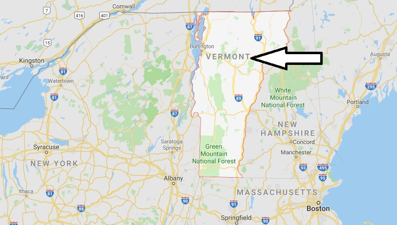 Where is Vermont State? Where is Vermont Located in The World? Vermont State Map