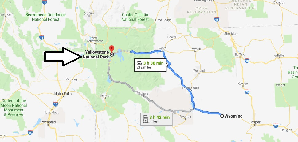Where is Yellowstone National Park? What city is Yellowstone? How do I get to Yellowstone