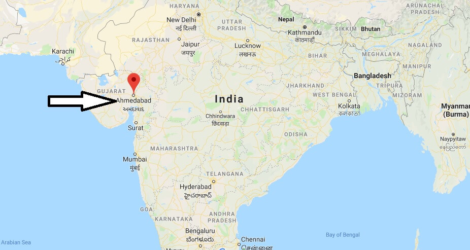 Where is Ahmedabad Located? What Country is Ahmedabad in? Ahmedabad Map
