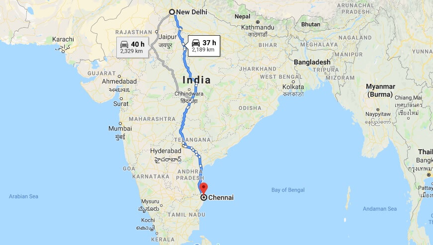 Where is Chennai Located? What Country is Chennai in? Chennai Map