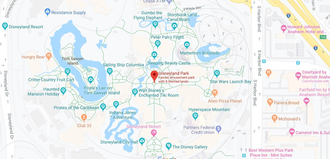 Where is Disneyland Park Anaheim Located Prices,Tickets, Hours, Map