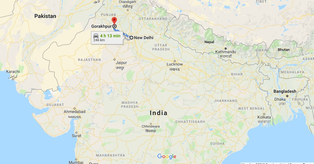 Where is Gorakhpur Located? What Country is Gorakhpur in? Gorakhpur Map