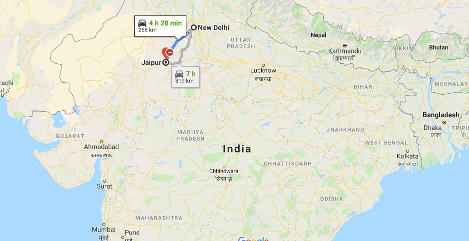 Where is Jaipur Located? What Country is Jaipur in? Jaipur Map