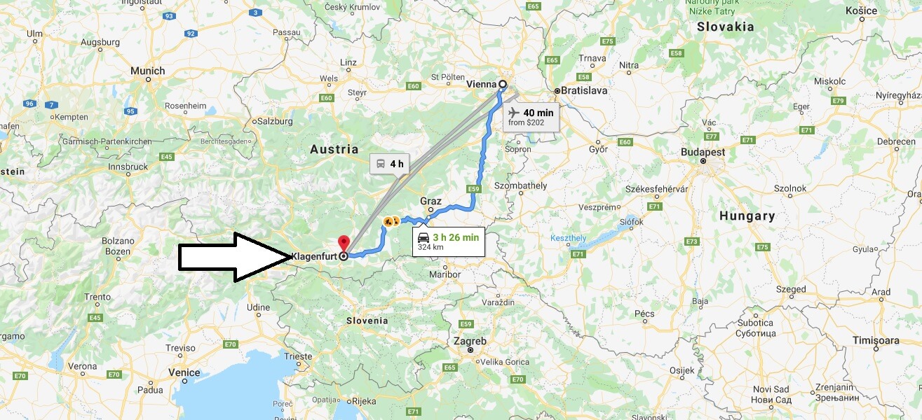 Where is Klagenfurt Located? What Country is Klagenfurt in? Klagenfurt Map
