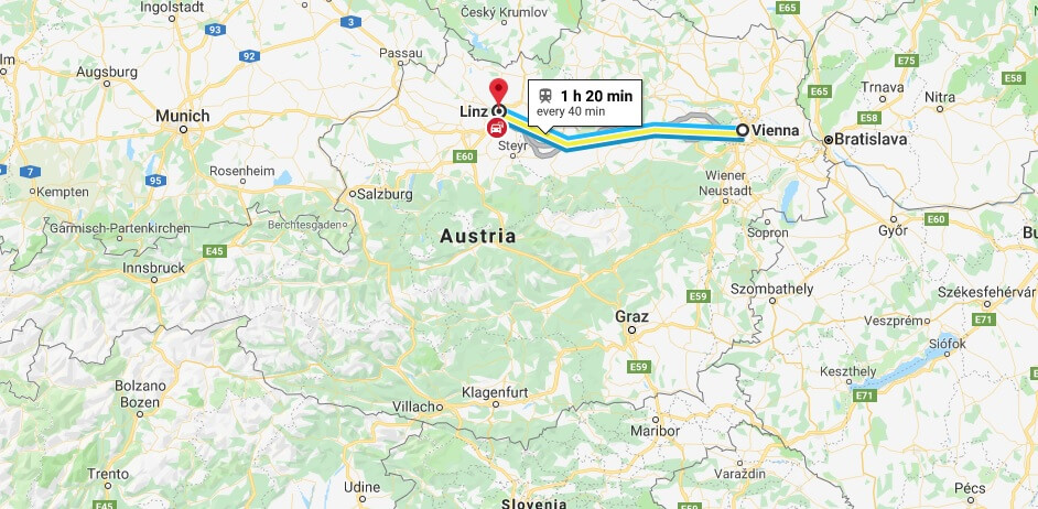 Where is Linz Located? What Country is Linz in? Linz Map