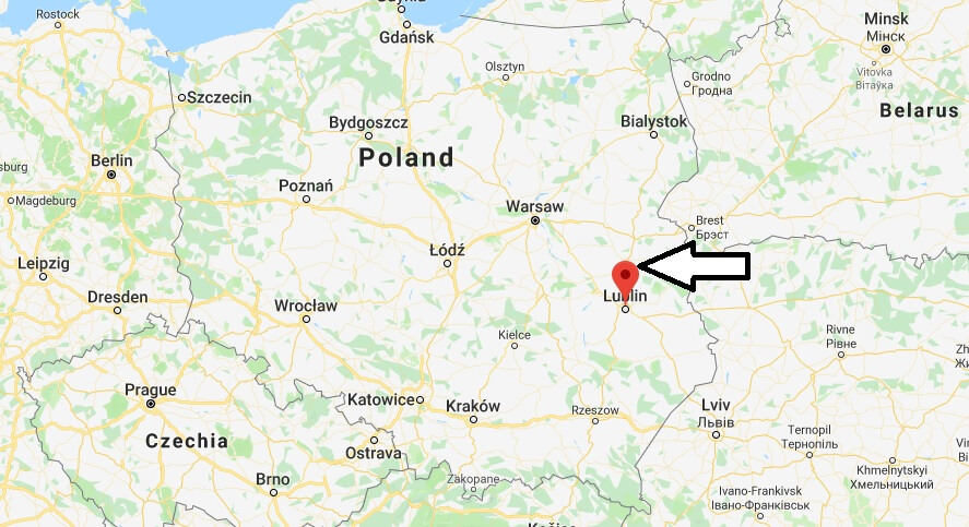 Where is Lublin Located? What Country is Lublin in? Lublin Map