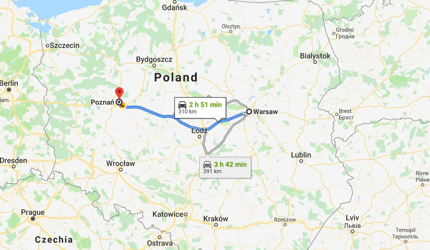 Where is Poznan Located? What Country is Poznan in? Poznan Map