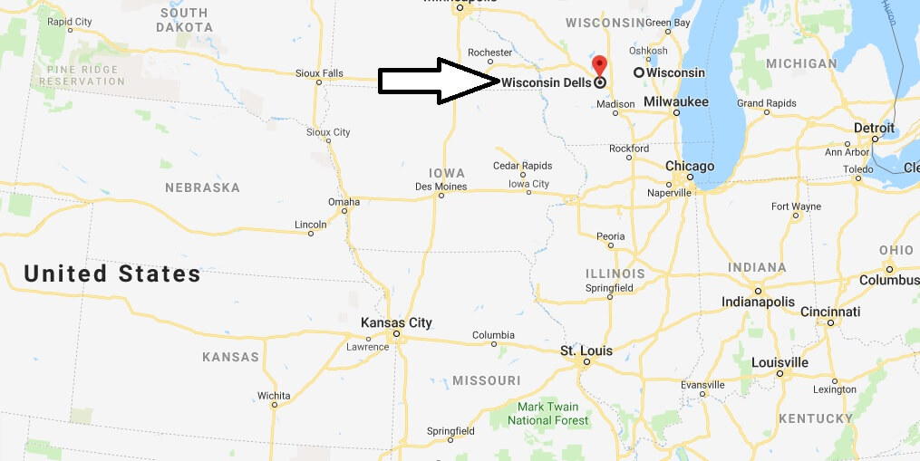 Where is Wisconsin Dells, Wisconsin? What County is Wisconsin Dells? Wisconsin Dells Map Located