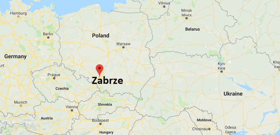 Where is Zabrze Located? What Country is Zabrze in? Zabrze Map