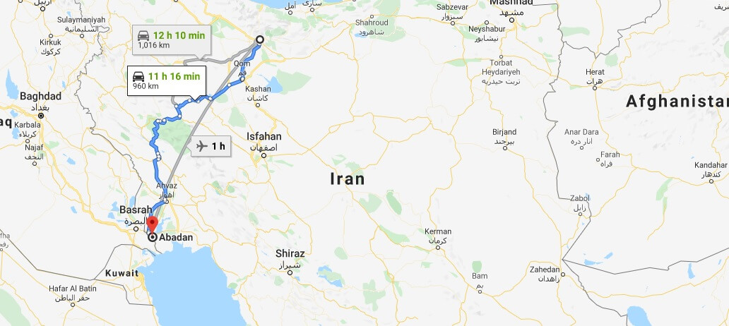 Where is Abadan Located? What Country is Abadan in? Abadan Map