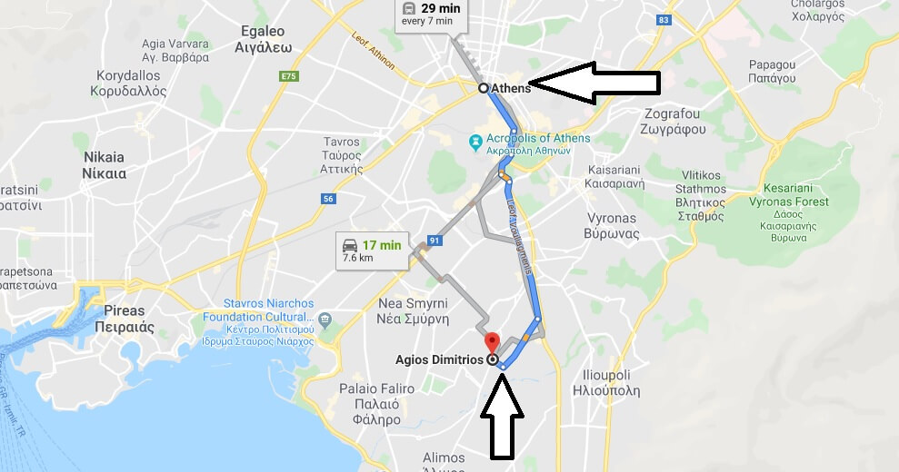 Where is Agios Dimitrios Located? What Country is Agios Dimitrios in? Agios Dimitrios Map