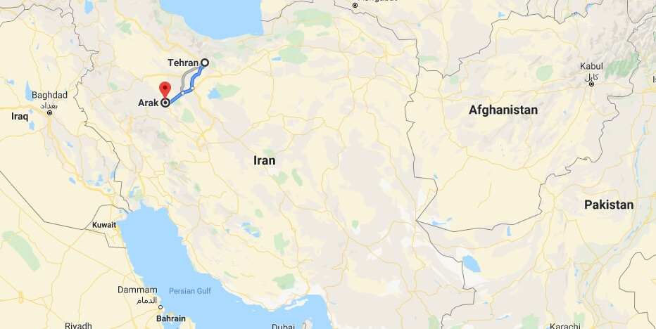 Where is Arak Located? What Country is Arak in? Arak Map