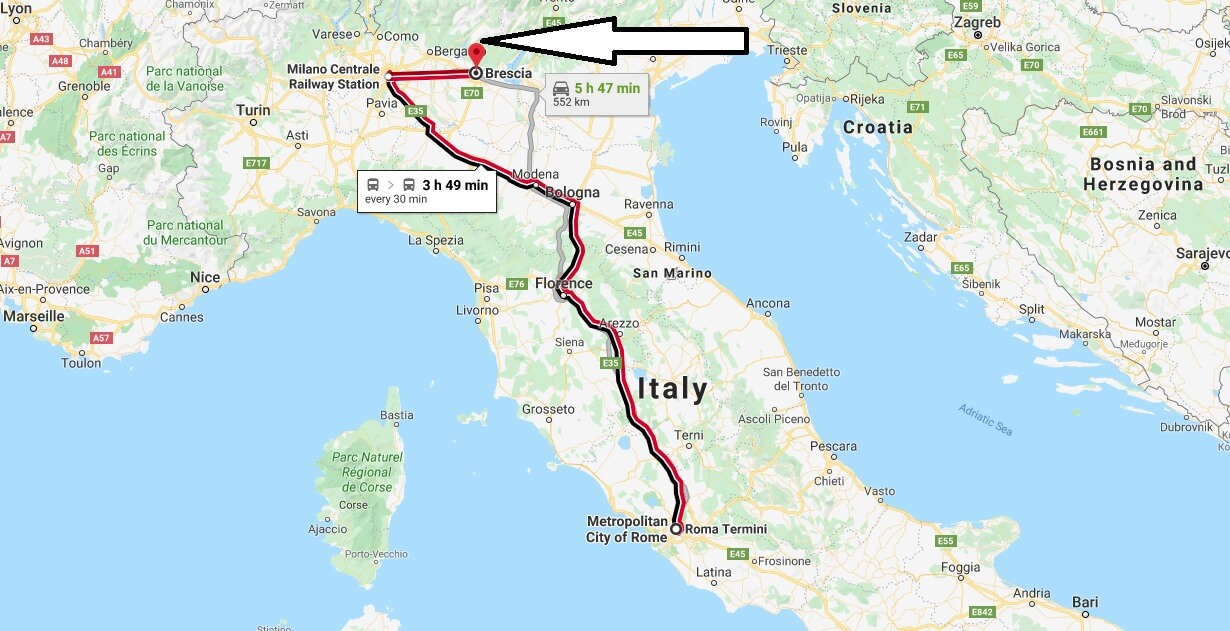 Where is Brescia Located? What Country is Brescia in? Brescia Map