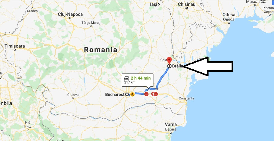 Where is Brăila Located? What Country is Brăila in? Brăila Map