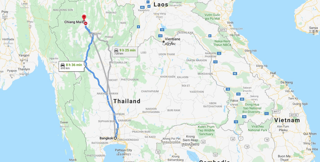 Where is Chiang Mai Located? What Country is Chiang Mai in? Chiang Mai Map