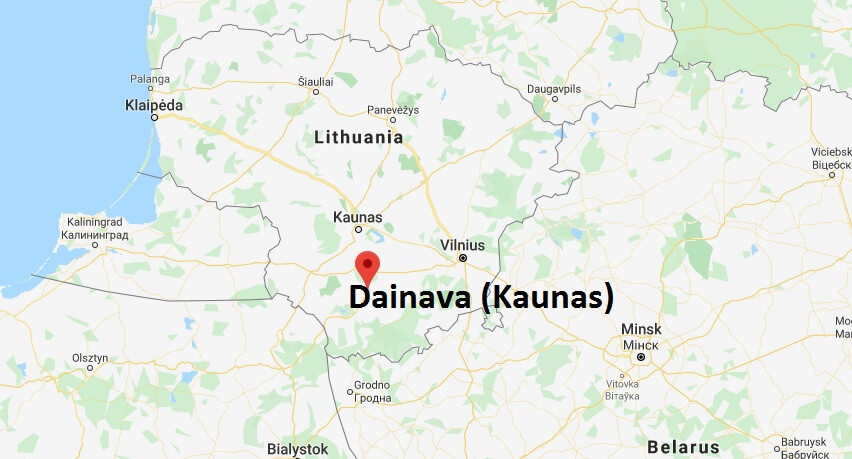 Where is Dainava (Kaunas) Located? What Country is Dainava (Kaunas) in? Dainava (Kaunas) Map
