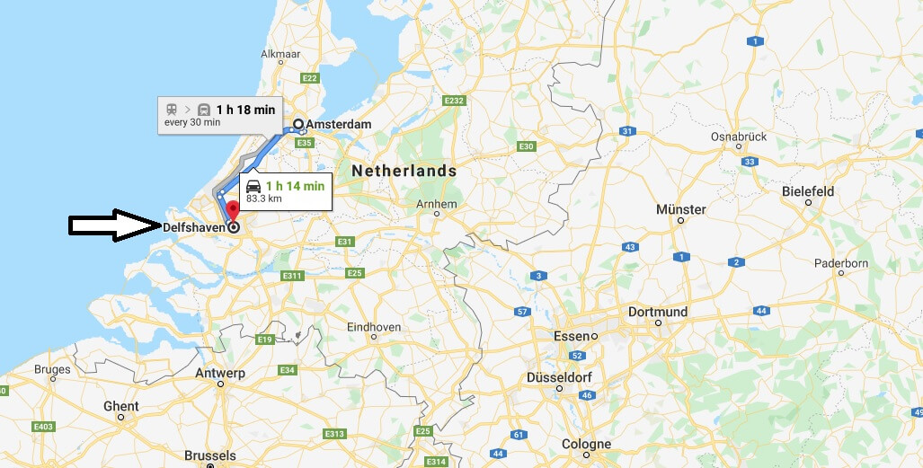 Where is Delfshaven Located? What Country is Delfshaven in? Delfshaven Map