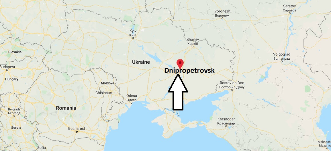 Where is Dnipropetrovsk Located? What Country is Dnipropetrovsk in? Dnipropetrovsk Map