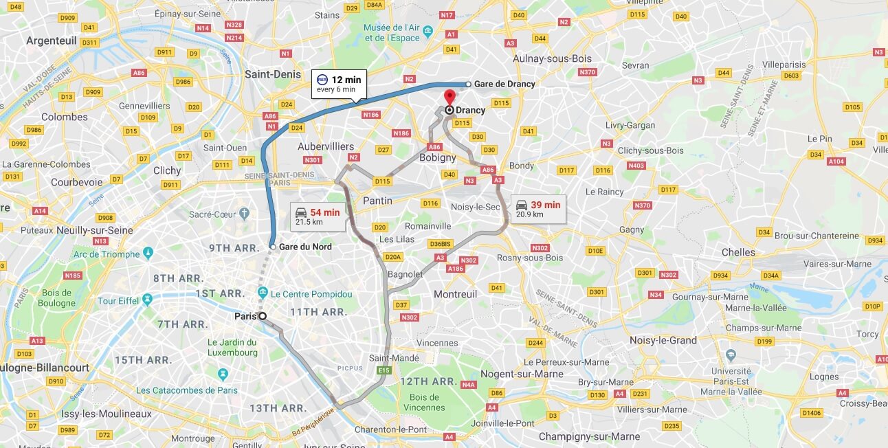 Where is Drancy Located? What Country is Drancy in? Drancy Map