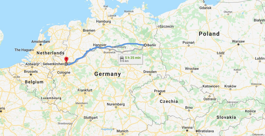 Where is Gelsenkirchen Located? What Country is Gelsenkirchen in? Gelsenkirchen Map