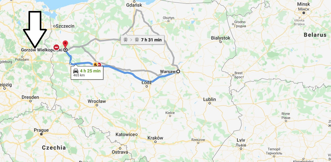 Where is Gorzow Wielkopolski Located? What Country is Gorzow Wielkopolski in? Gorzow Wielkopolski Map