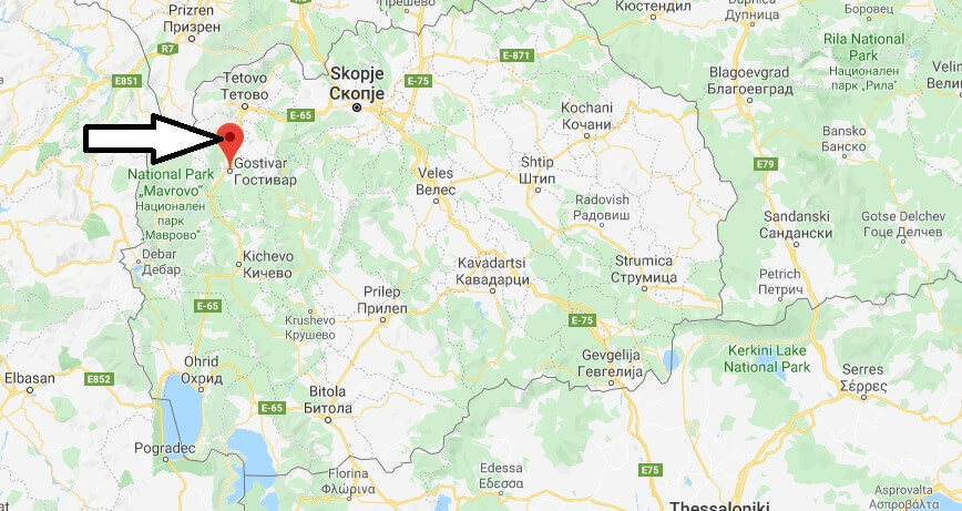Where is Gostivar Located? What Country is Gostivar in? Gostivar Map