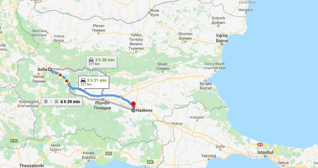 Where is Haskovo Located? What Country is Haskovo in? Haskovo Map