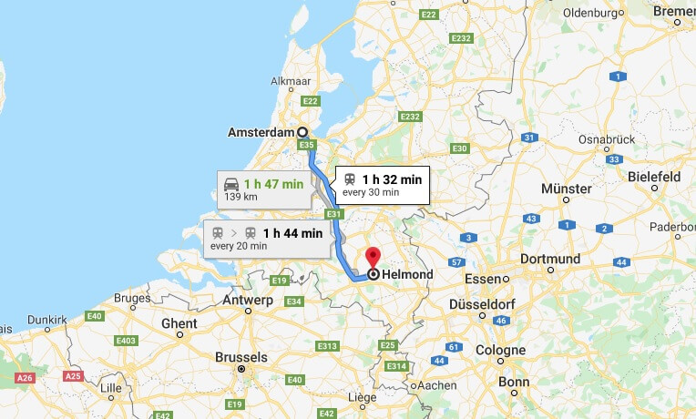 Where is Helmond Located? What Country is Helmond in? Helmond Map