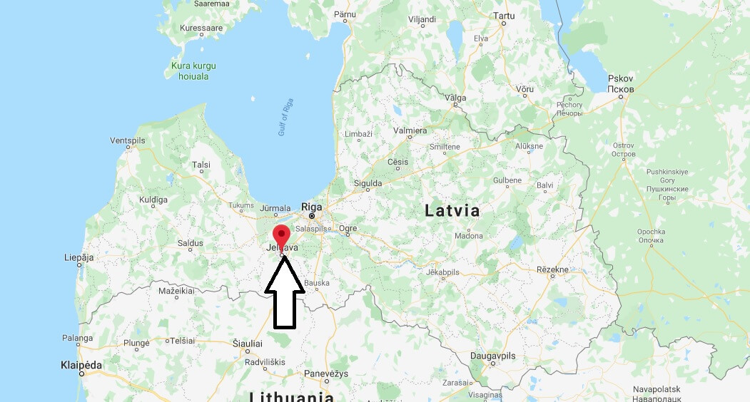 Where is Jelgava Located? What Country is Jelgava in? Jelgava Map