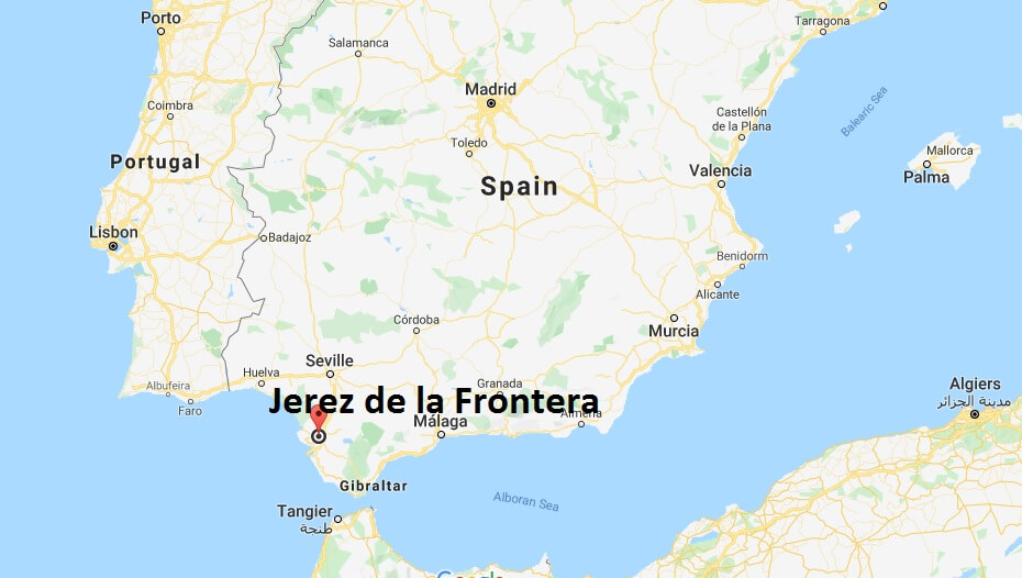 Where is Jerez de la Frontera Located? What Country is Jerez de la Frontera in? Jerez de la Frontera Map