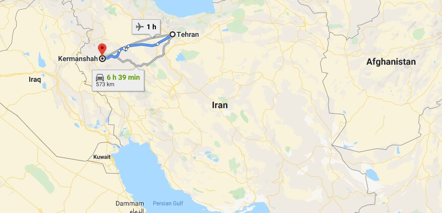 Where is Kermanshah Located? What Country is Kermanshah in? Kermanshah Map