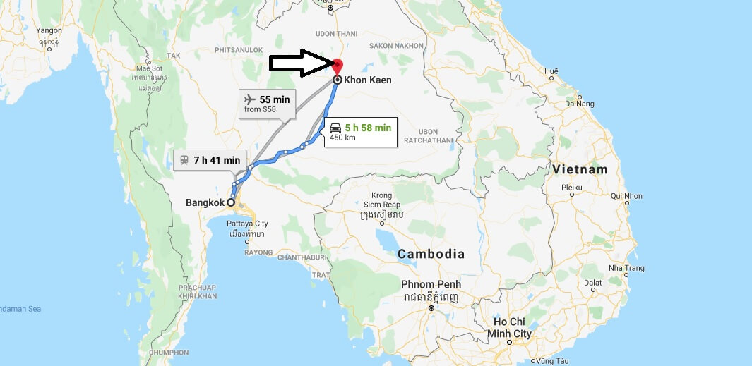 Where is Khon Kaen Located? What Country is Khon Kaen in? Khon Kaen Map