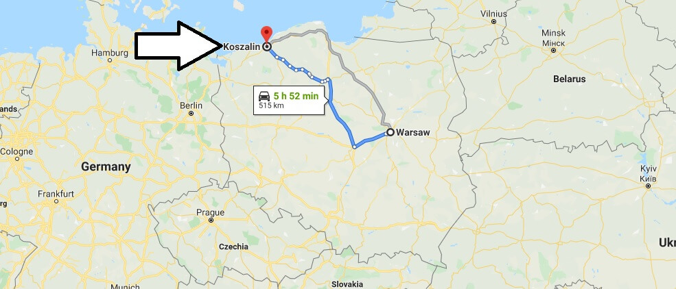 Where is Koszalin Located? What Country is Koszalin in? Koszalin Map