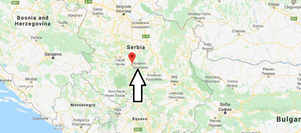 Where is Kraljevo Located? What Country is Kraljevo in? Kraljevo Map
