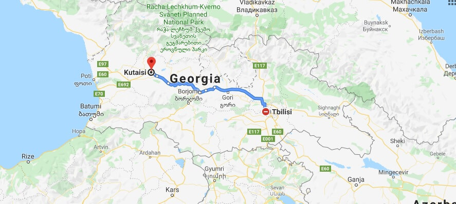 Where is Kutaisi Located? What Country is Kutaisi in? Kutaisi Map