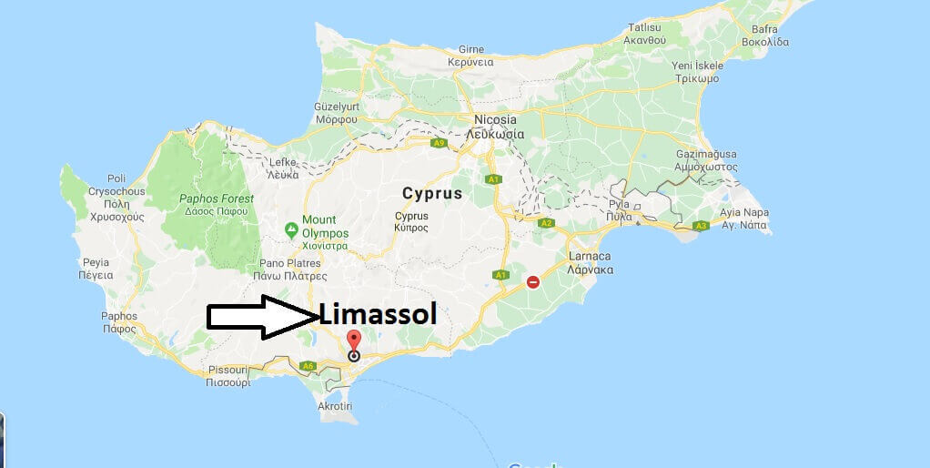 Where is Limassol Located? What Country is Larnaca in? Larnaca Map