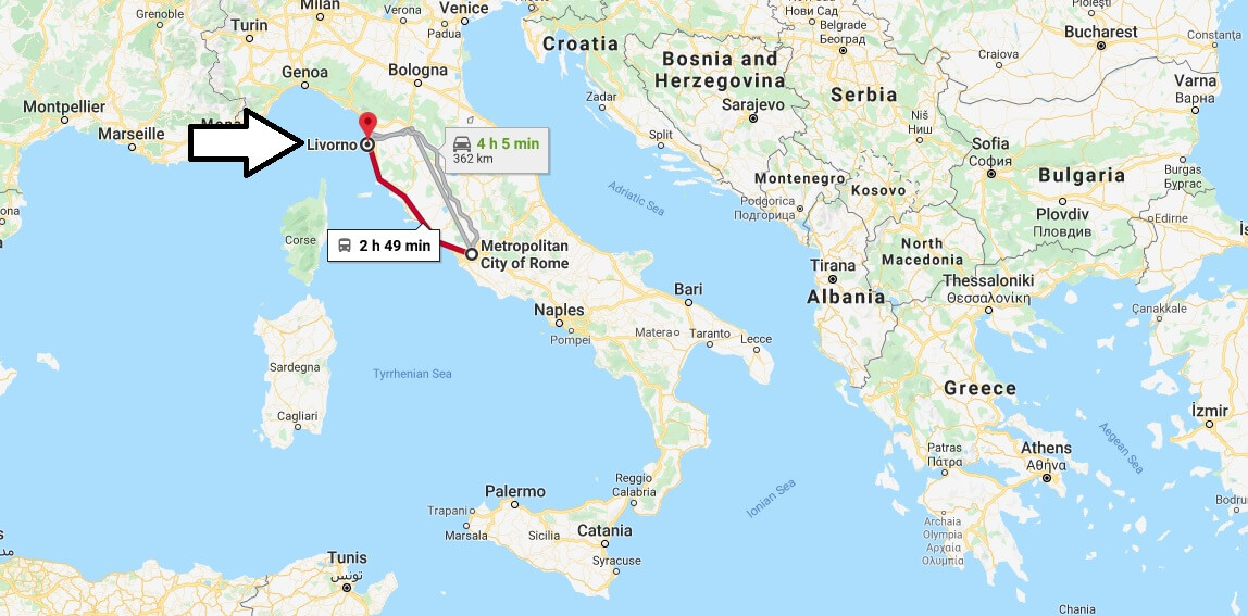 Where is Livorno Located? What Country is Livorno in? Livorno Map