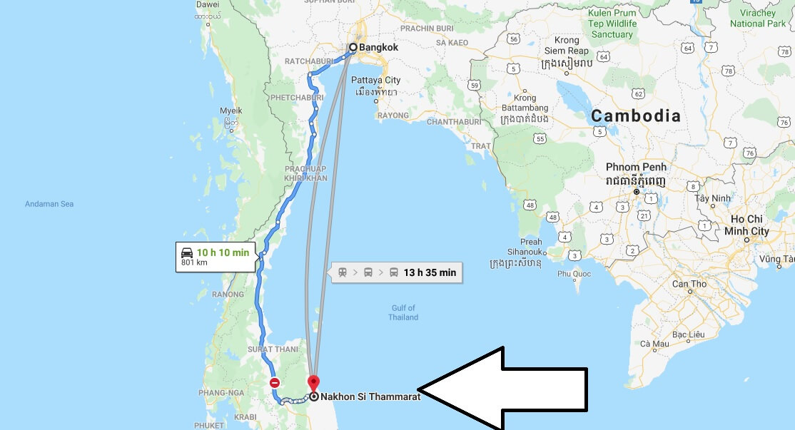 Where is Nakhon Si Thammarat Located? What Country is Nakhon Si Thammarat in? Nakhon Si Thammarat Map