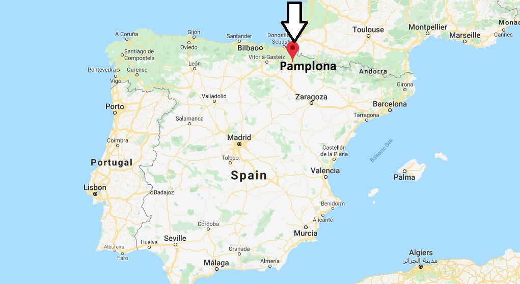 Where is Pamplona Located? What Country is Pamplona in? Pamplona Map