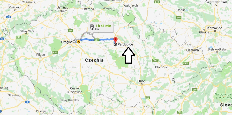 Where is Pardubice Located? What Country is Pardubice in? Pardubice Map