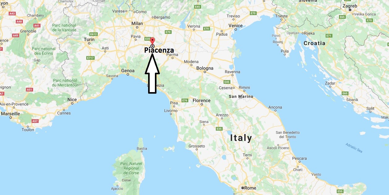 Where is Piacenza Located? What Country is Piacenza in? Piacenza Map