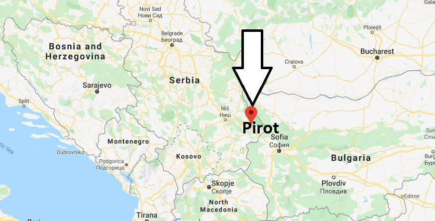 Where is Pirot Located? What Country is Pirot in? Pirot Map