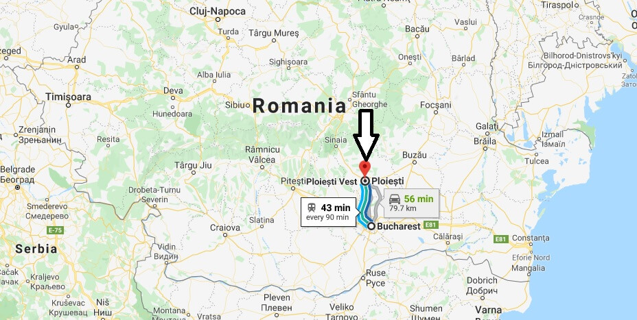 Where is Ploiești Located? What Country is Ploiești in? Ploiești Map
