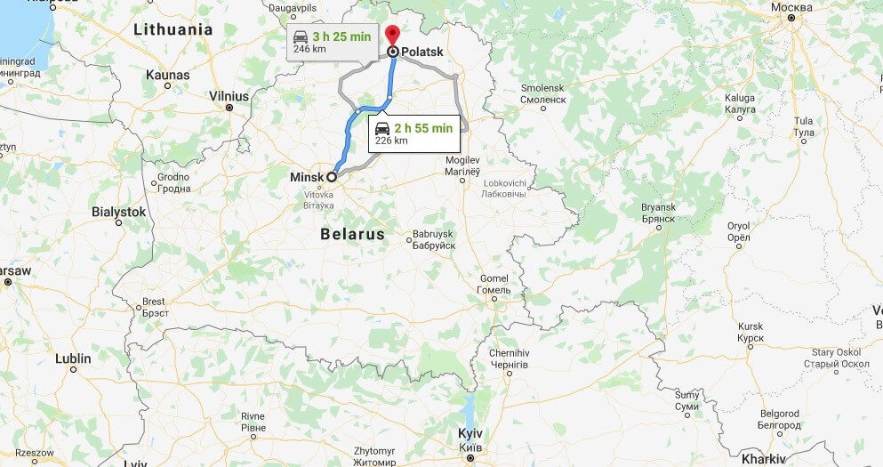Where is Polatsk Located? What Country is Polatsk in? Polatsk Map